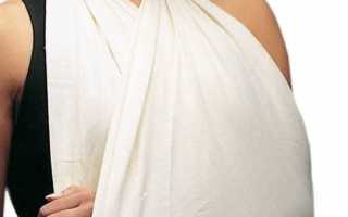 Как сделать повязку на руку при переломе своими руками